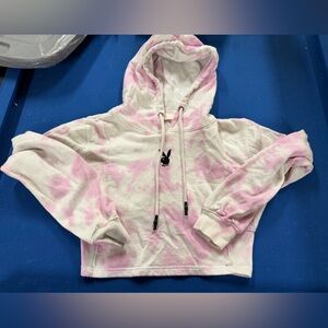 Playboy x missguided cropped hoodie